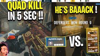 Shaiiko's Clean 4K in Pro League ! | JoyStiCK is BAAACK !! - Rainbow Six Siege