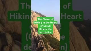 The Charm of Hiking in the Heart of Seoul!(Check the description)