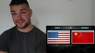 British Guy Reacts To - USA vs China military power comparison 2021- What are you guys prepping for?