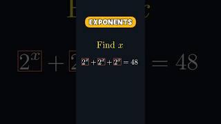 The Power of Exponents: Solved in Seconds #maths