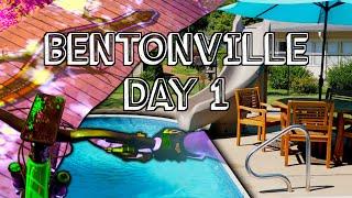 The BEST Airbnb in NWA?? Gregory Park Mountain Biking | Bentonville MTB Series ⇨ Day 1 of 5