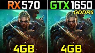 RX 570 Vs. GTX 1650 (GDDR6) | How Much Performance Difference in 2021?