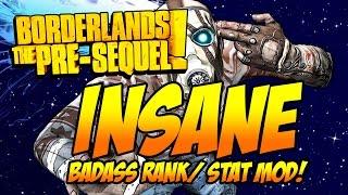 Borderlands - The Pre Sequel - BADASS RANK MOD! [PC] - Stat Editor Tutorial