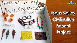 School Project on Indus Valley Civilization| Harappan Civilization Project idea |History Project