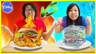 Ryan’s Mommy’s Favorite FOOD CHALLENGES! Hot vs Cold and Healthy Vs Unhealthy