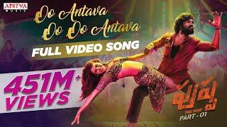 Oo Antava Mawa..Oo Oo Antava Video Song (Telugu) | Pushpa Songs | Allu Arjun| DSP |Sukumar |Samantha