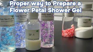 Create Luxurious Flower Petal Shower Gel with Yeser Chemicals' SF1: A Step-by-Step Guide