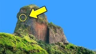 Drone Pilot Makes Chilling Discovery On Rock - Turns Pale When He Goes Inside!