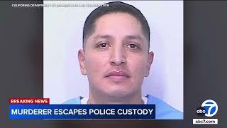 Inmate convicted of LA County murder escapes custody in Kern County