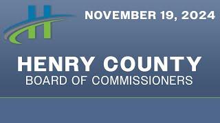 Board of Commissioners  Meeting |  November 19, 2024