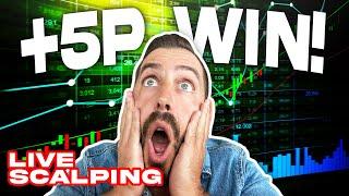 LIVE! My Best Scalping Strategy (+ trading breakouts how to)