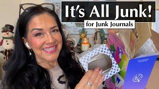 What Will You Do With All That JUNK?  Creative DIY Junk Journal Supplies - Upcycle Junk