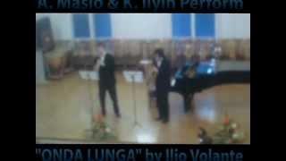 ONDA LUNGA by Ilio Volante - Clarinets in Bb A. Maslo & K. Ilyin (А.Масло и Ильин)