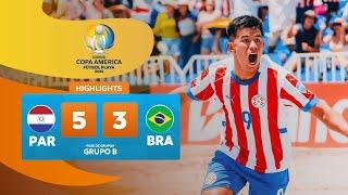 PARAGUAY 5-3 BRASIL  PARAGUAY | Highlights | CONMEBOL Copa América Fútbol Playa 2025™