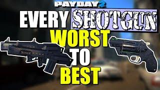 Every SHOTGUN ranked WORST to BEST (Payday 2)