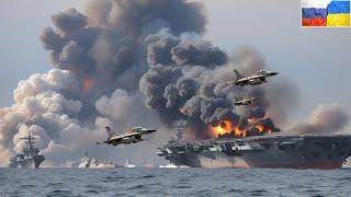 1 minute ago, Ukrainian F-16s destroyed a Russian aircraft carrier with 20 Su-57 jets on board!