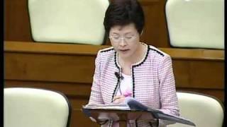 林鄭月娥：絶不考慮特赦僭建(8.6.2011)