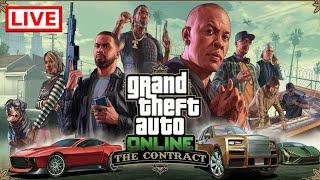  GTA ONLINE "The Contract" DLC LAUNCH STREAM! (Playing All Missions)