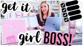 GIRL BOSS!   PRODUCTIVITY HACKS FOR ENTREPRENEURS, SAHM'S, WORKING MOMS | WORK LIFE BALANCE TIPS