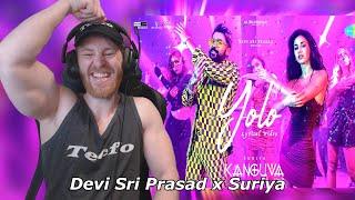 Yolo - Lyrical | Kanguva | Suriya x Devi Sri Prasad, Disha Patani  | Viveka • Reaction By Foreigner