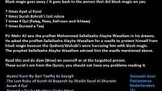 Wazifa Black Magic goes back to who tried to harm