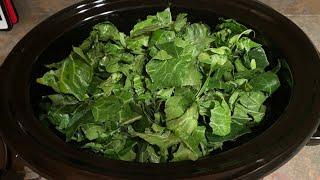 How To Make Collard Greens  I Crock Pot Recipe