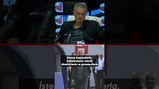  "HENÜZ DERBİYİ DÜŞÜNMEDİM" #josemourinho #fenerbahçe #galatasaray