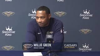 Willie Green Postgame Interview | Pelicans vs. Kings 12/12/24