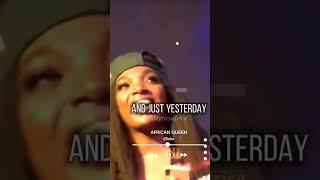 JUST YESTERDAY, YOU CAME AROUND MY WAY @Official2Baba #tufaceidibia #tuface #africanqueen #queen