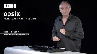 Le synthé FM KORG OPSIX présenté par Michel Deuchst (vidéo de La Boite Noire)