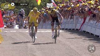 Phenomenal Tadej Pogačar stage win | Tour de France 2022 Stage 7