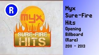 Myx Sure-Fire Hits Opening Billboard (2011 - 2013)