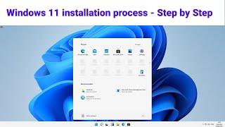 Windows 11 installation process - Step by Step | How to install Windows 11 | Windows 11 Installation