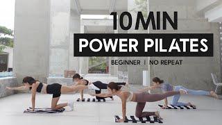 10MIN POWER PILATES | Beginner No Repeat