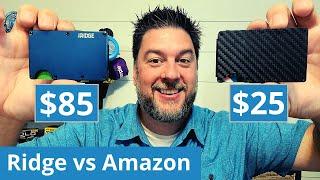 RIDGE wallet vs Amazon recommended Rossm wallet Battle of the thin Minimalist wallets tested [317]