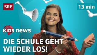 SRF Kids News: Schulanfang – Wechsel ans Gymnasium | Nachrichten für Kinder