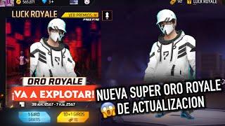 ESTA ES LA NUEVA ORO ROYALE GRATIS en FREE FIRE LATAM  *nueva skin gratis de oro ff latam*