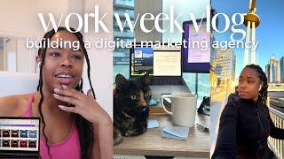 week in the life of a 25yr old running a digital marketing agency [hiring, balancing social life]