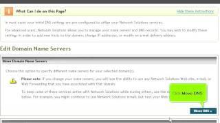 Creating Private Nameservers at NetworkSolutions.com