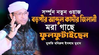 সর্ম্পুন নতুন ওয়াজ করলেন  মুরাদ শাহ্  বড়পীর আব্দুল কাদীর জিলানী ,boropir  Mufti Monirul Islam Murad