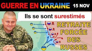 15 nov : Pas mal. Les forces ukrainiennes repoussent et reprennent Terny ! | Guerre en Ukraine