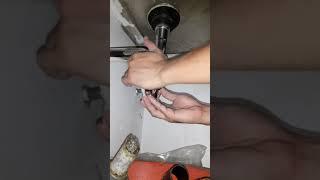 How to install kitchen p trap 'drain pipe ( GERRAMIL SERVICES)