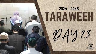 Day 23: Live Taraweeh (2024 | 1445) || Ustadh Muhammad Huzaifah, Hafidh Asad & Hafidh Abdur-Rahman