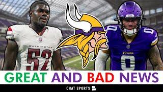 Vikings Just Received BAD & GREAT News Before Cardinals Game