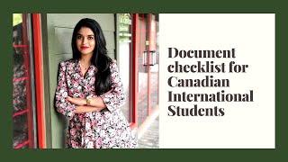 S01E01 Document checklist for Canadian international students