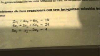 Gauss-Jordan 3x3 4x4 con Excel