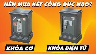 Nên mua két sắt công đức có khe thả tiền khóa cơ hay khóa điện tử? Loại nào tốt nhất?
