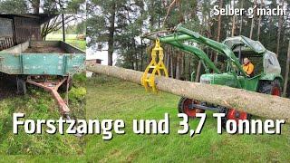 Mit Forstzange und 3,7 Tonner schlagkräftig im Wald 