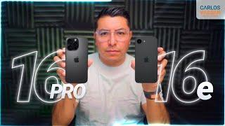 iPhone 16 Pro VS iPhone 16e | ¿Cuál deberías comprar?