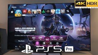 Helildivers 2 Omens of Tyranny PS5 Pro Gameplay With LG Oled TV 4K HDR 60FPS